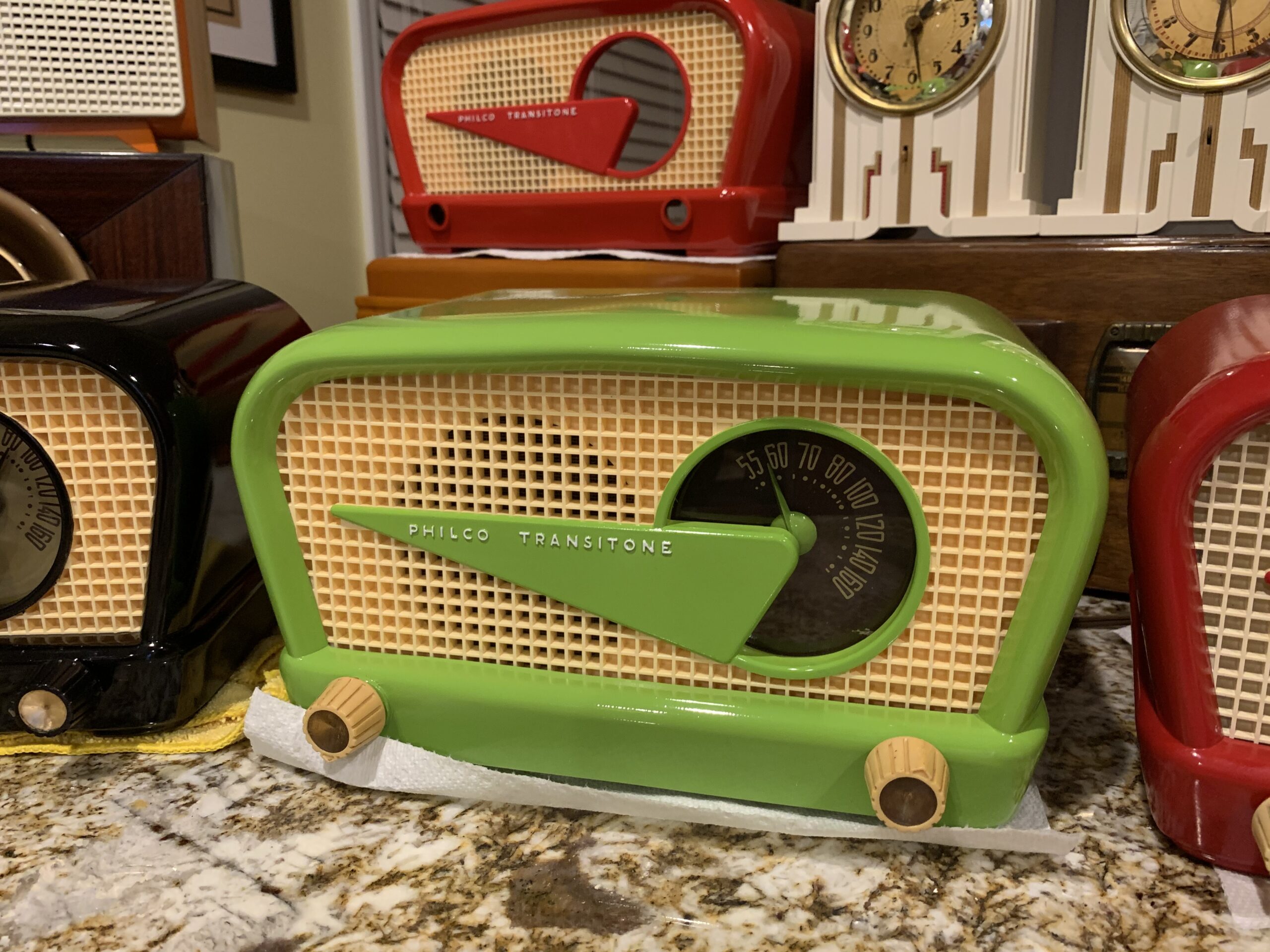 Antique Vintage Brown Bakelite Replacement Radio Equipment 1 Knob