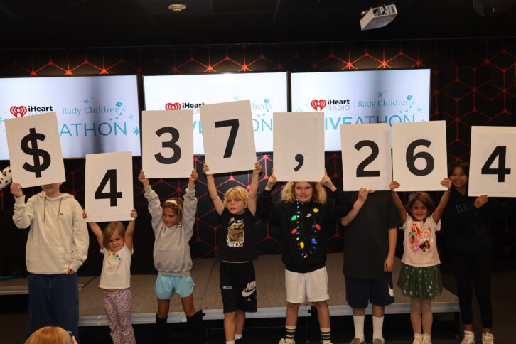 iHeart Rady Children’s Giveathon raised over $437,000 for the San Diego children's hospital