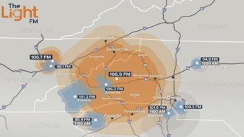 The Light FM coverage area - from their website.