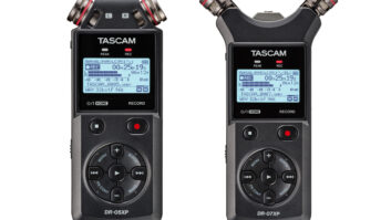 Tascam's new DR-05PX (left) and DR-07PX (right).