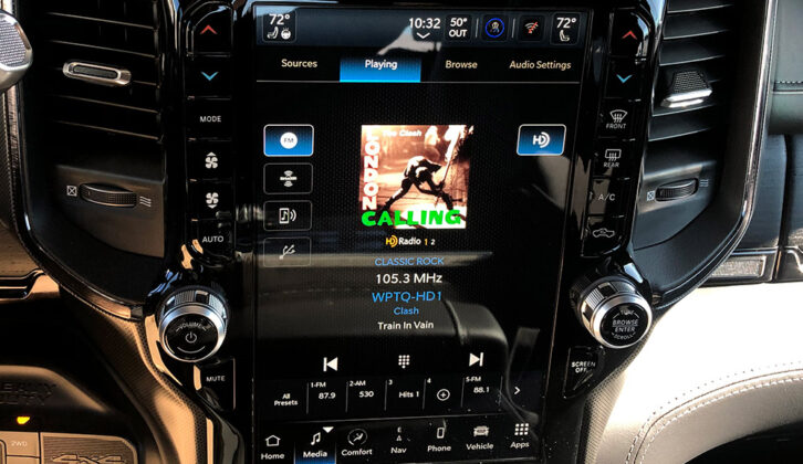 HD Radio in a 2024 Ram 2500 Pickup.