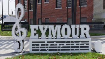 Seymour, Ind., city sign, from the city's website.